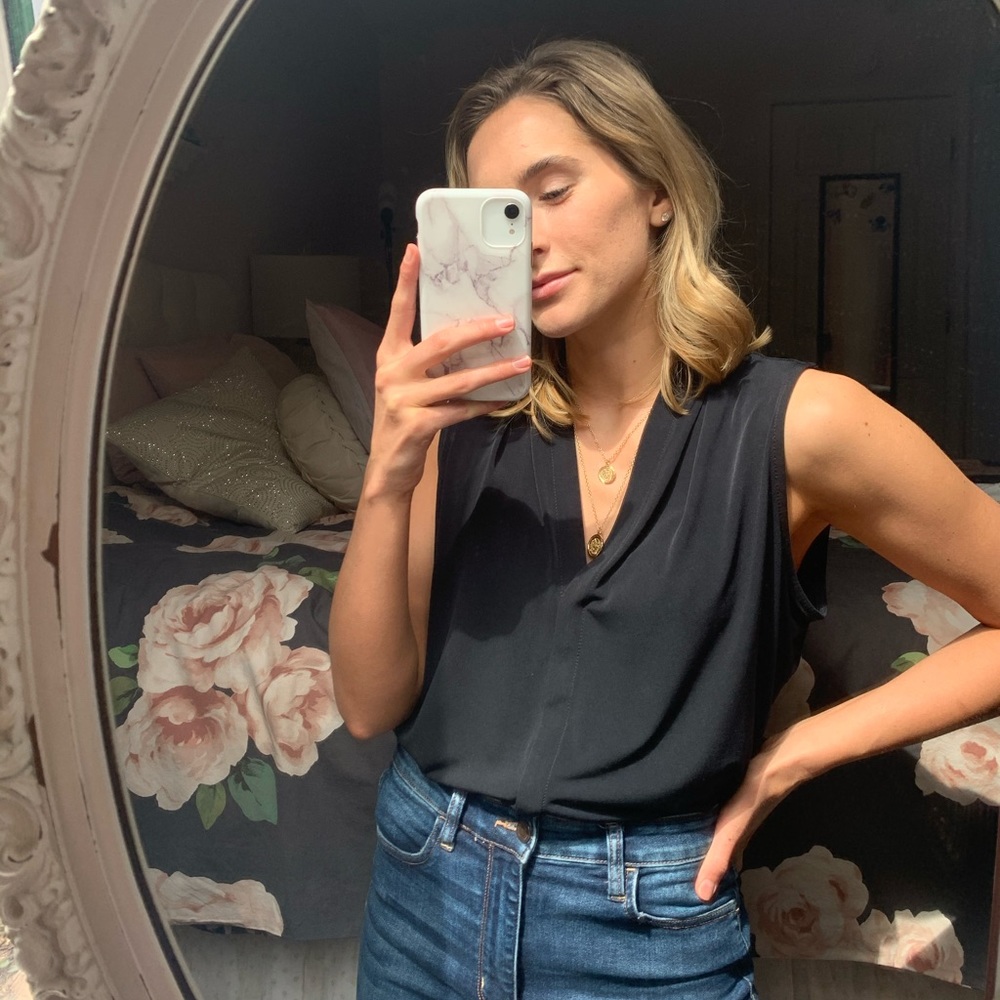 Calvin Klein - Black Sleeveless Top - Medium